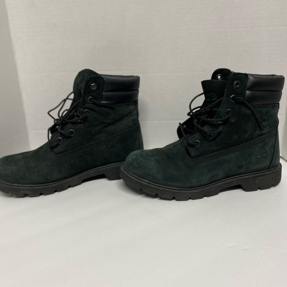 Timberland Womens Linden Black Nubuck Ankle Boots size 6.5